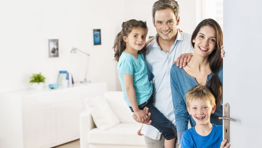 Picture of a host family